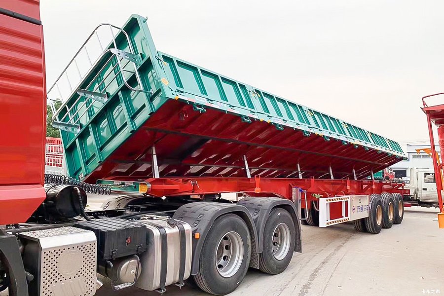 Side-tipping semi-trailers · Semi-trailer